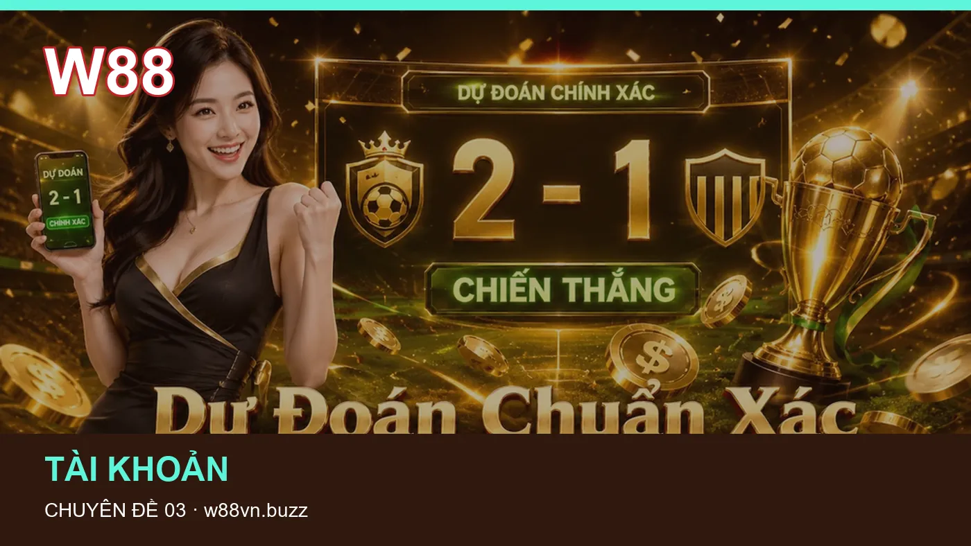 Bảo vệ dữ liệu cá nhân khi tìm hiểu Tài khoản tại W88